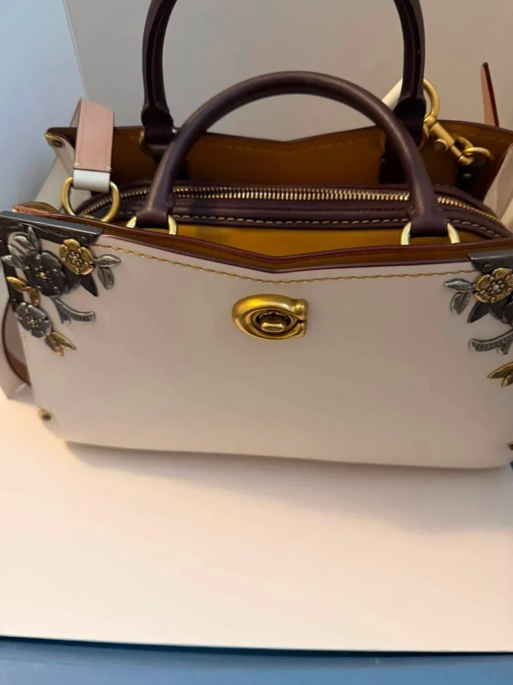 Coach 1941 Mason Carryall With Metal Tea Rose 38716